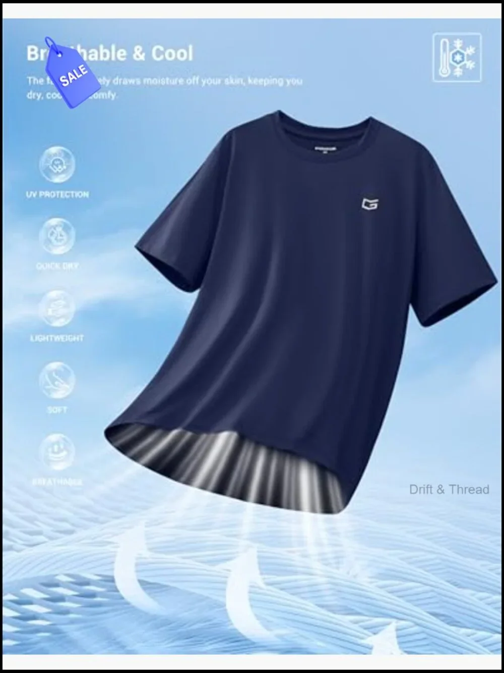 UPF 50+ Short Sleeve Rash Guard Quick Dry Men Swim Shirt